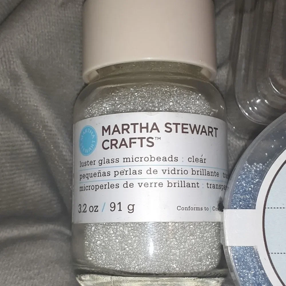 Nail Art Set Microbeads Caviar Glitter‎ Tray Funnel